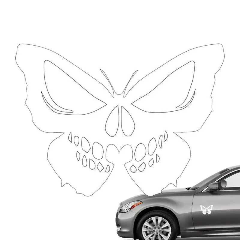 

Автомобильная наклейка с черепом и наклейки, водонепроницаемые декоративные автомобильные фотообои из ПВХ, автомобильные Внешние принадлежности для холодильников, ноутбуков