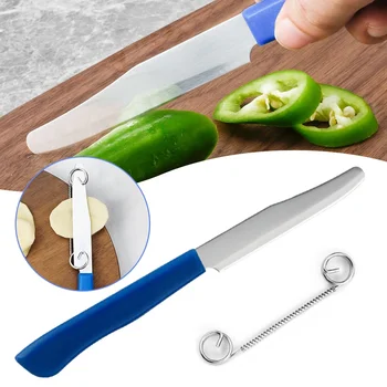 2-in-1 fruit and vegetable knife, carving knife carving radish cucumber knife shape kitchen tool knife