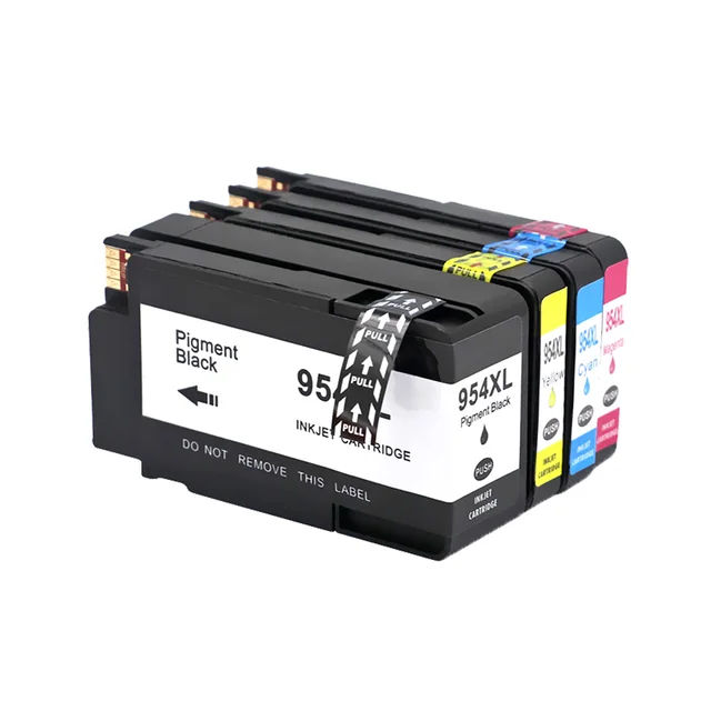 Refillable 954xl ink cartridge for compatible HP OfficeJet Pro printers