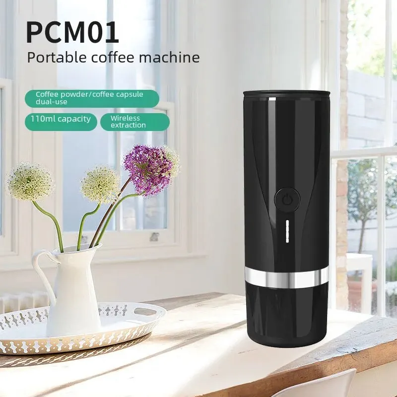 Portable Automatic Rechargeable Coffee Maker One-click Extraction Convenient Carry-on Coffee Machine