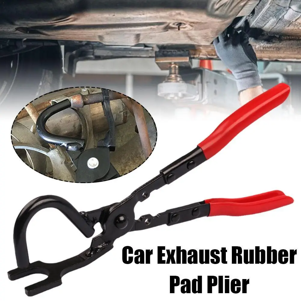 

Car Exhaust Rubber Padded Pliers Universal Removable Puller With Anti-Slip Handle Heavy Duty Alloy Pliers Tool Easy Install