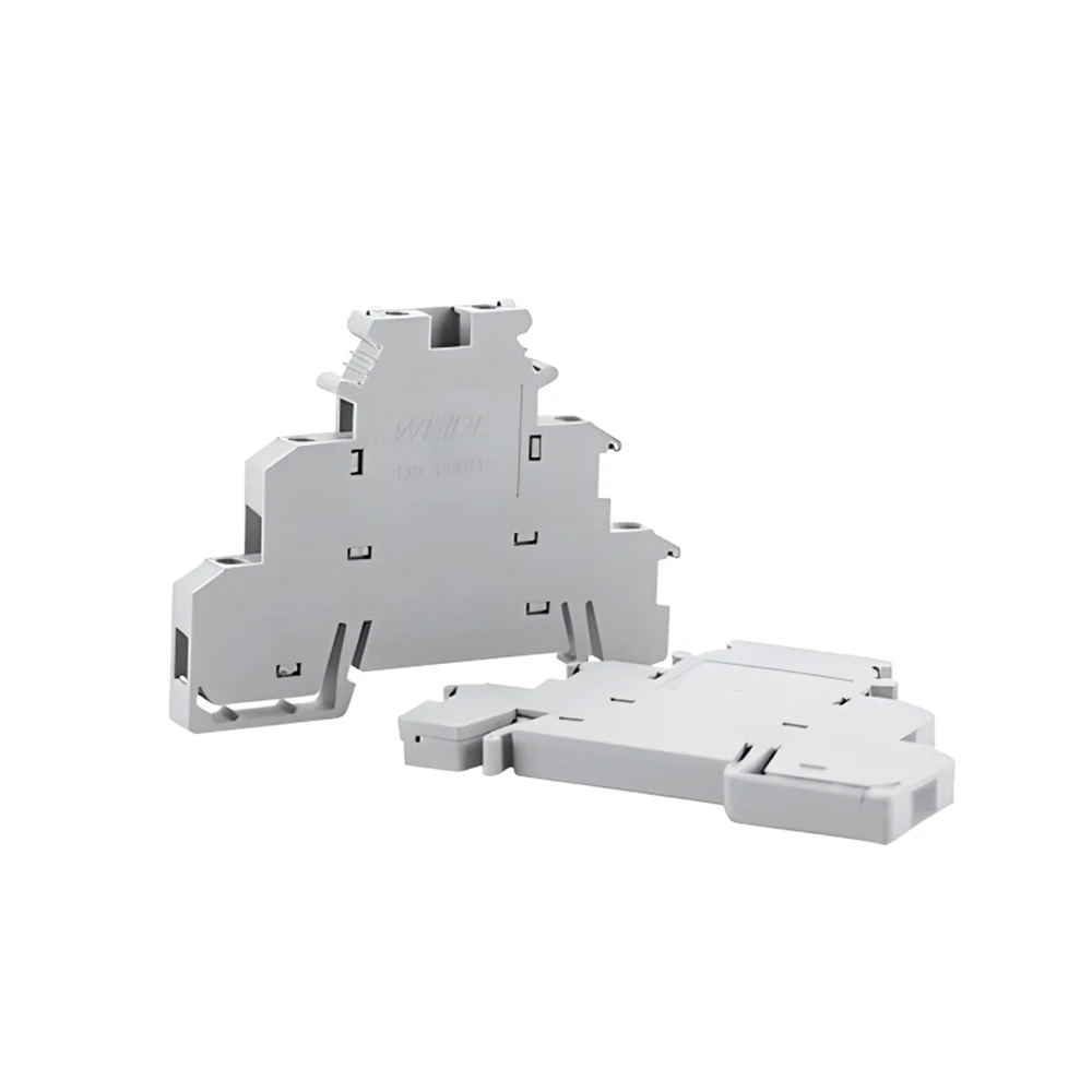 10Pcs DIKD-1.5 DIN Rail Terminal Block 3-Level Sensor Actuator Triple Wire Connector Three-Layer DIKD1.5 Conductor wire connectors