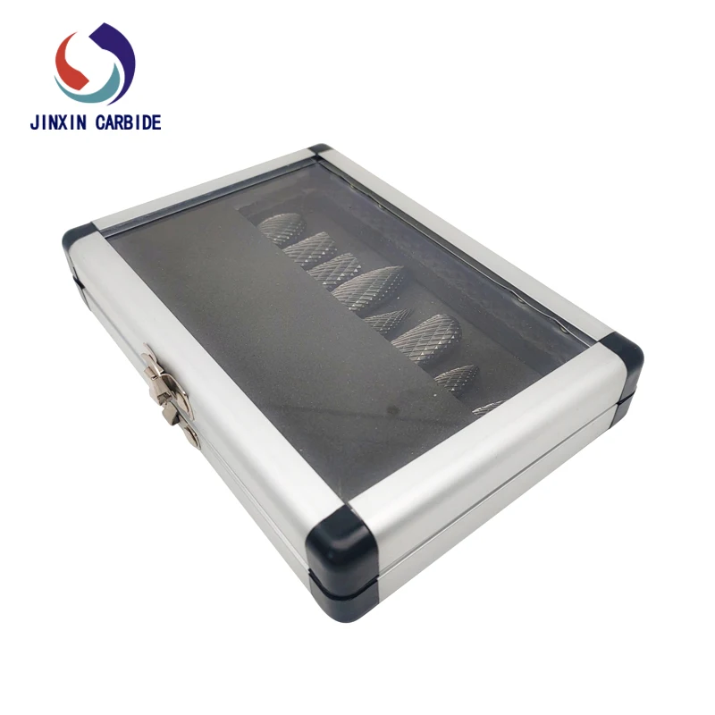 8pcs Factory Directly Rotary Tool Tungsten Carbide Cutter Shank 6mm 1/4'' inch Double-cut Rotary Files For Grinding Wood 3