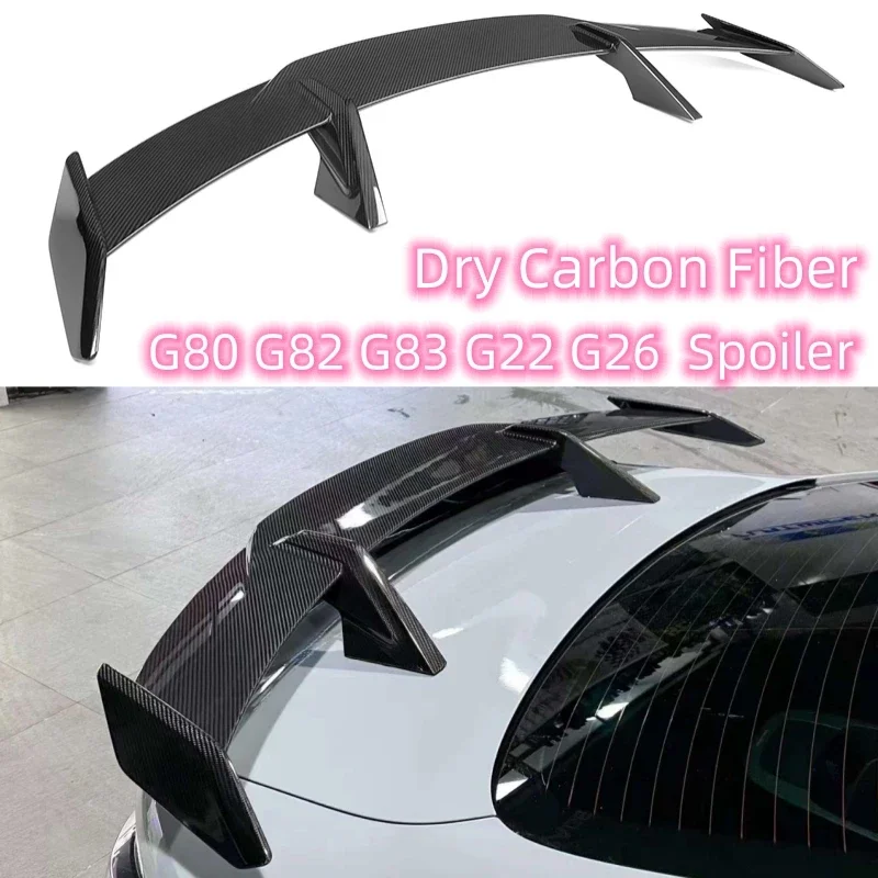 

For BMW M1 M3 M4 M5 M6 G20 G22 G23 G80 G82 G14 F32 F36 M Performance Style Rear Boot Wing Trunk Spoiler Dry Carbon Fiber