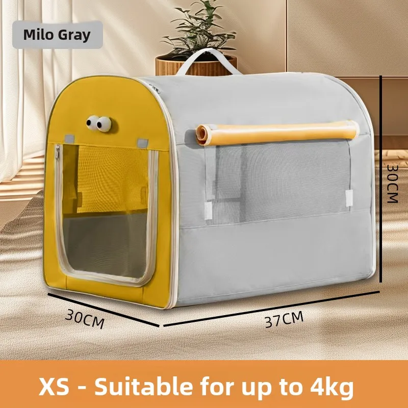 תיק נשיאה נייד לחיות מחמד, מנשא לכלבים וחתולים, מושב בטיחות לרכב, כרית מושב לחיות מחמד לטיולים עם כלבים וחתולים קטנים