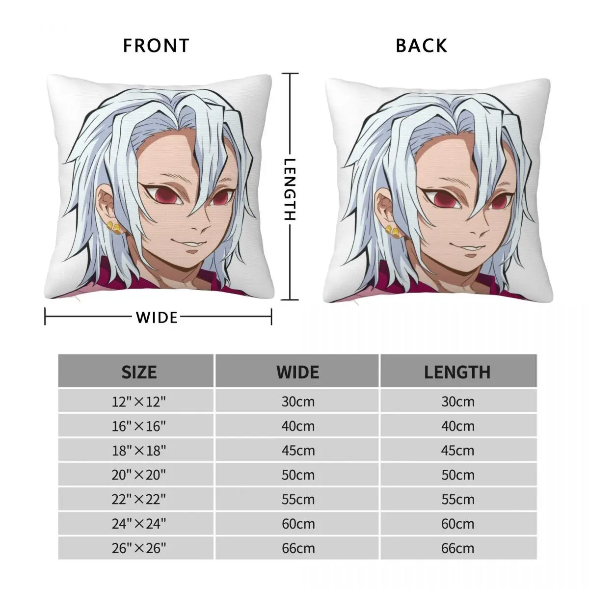 Рисунок 4 - Квадратная наволочка Tengen Uzui из полиэстера