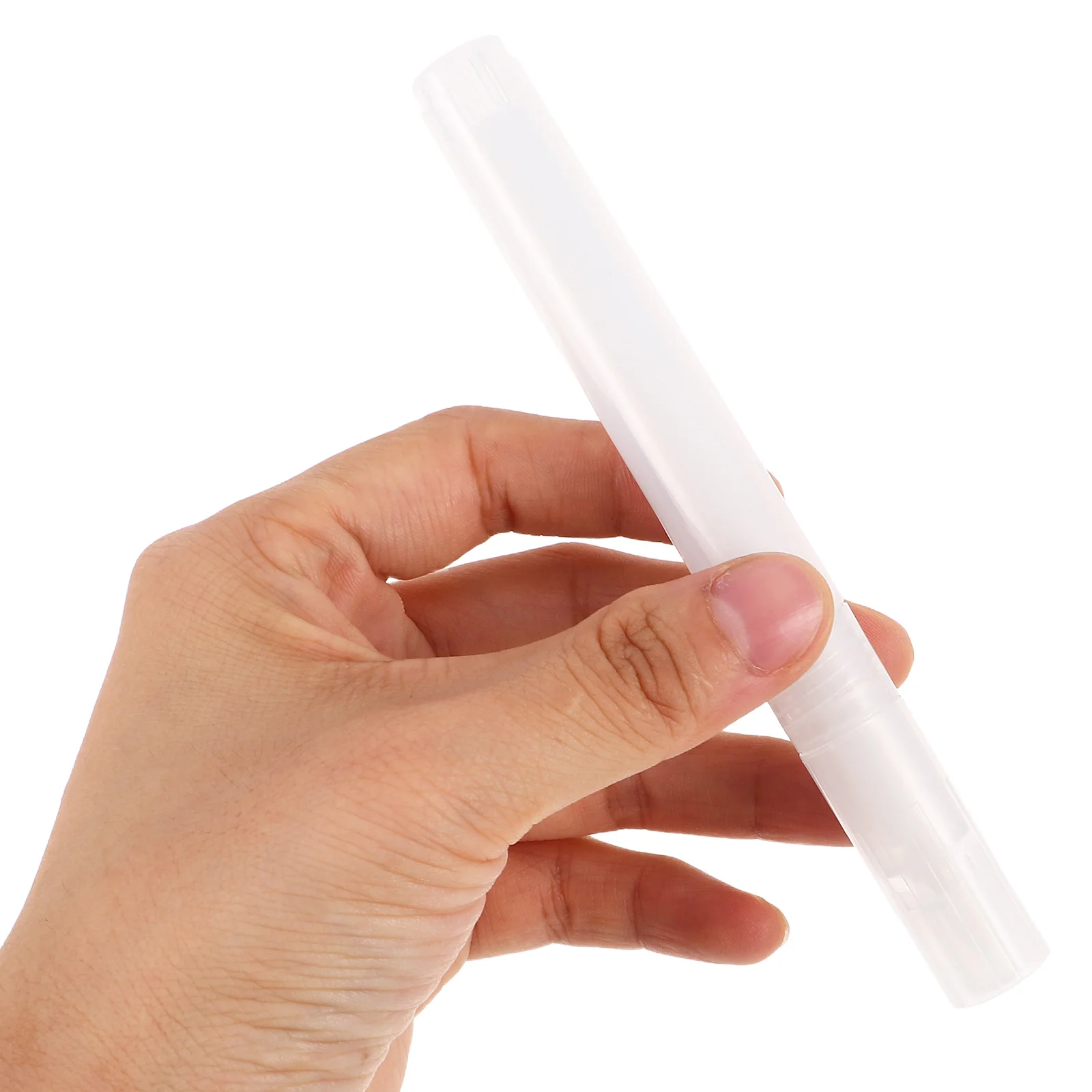 20pcs Refillable Paint Pens Plastic Refillable Paint Marker Pens with Empty Clear Barrel for Artists Students Fine Tip Markers