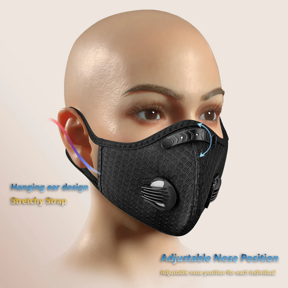Outdoor Sports Anti-Pollution Reusable Cycling Face Mask Set