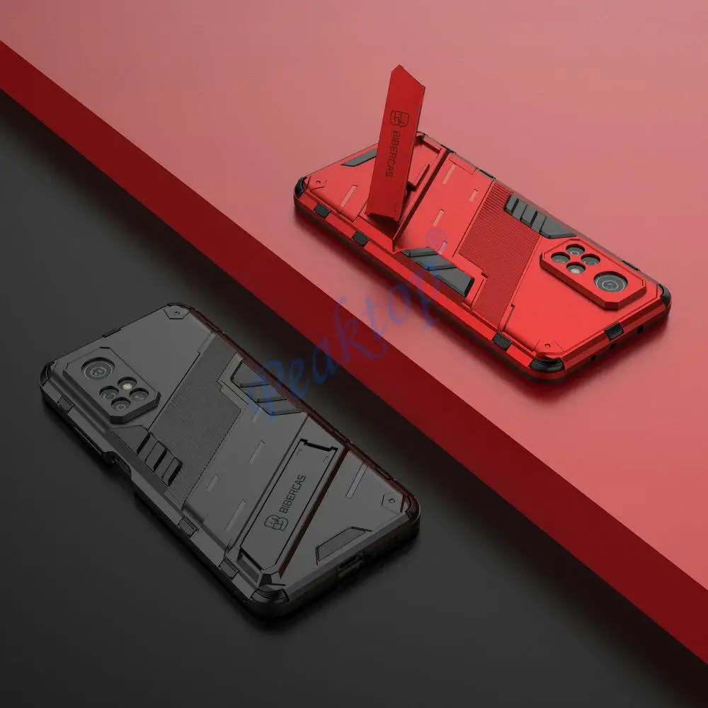 CaseFor Xiaomi 10T Pro 5G Back Poco F3 F2 X3 GT NFC M3 Hard Matte Back Punk Shockproof Cover Redmi Note 10 Case Mi 10 T S T10 3