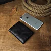 Genuine Leather Men Short Wallets Hasp Bifold Money Clip Casual Coin Purse For Male Credit Card Holder Small Clutch Bags JYN752 5