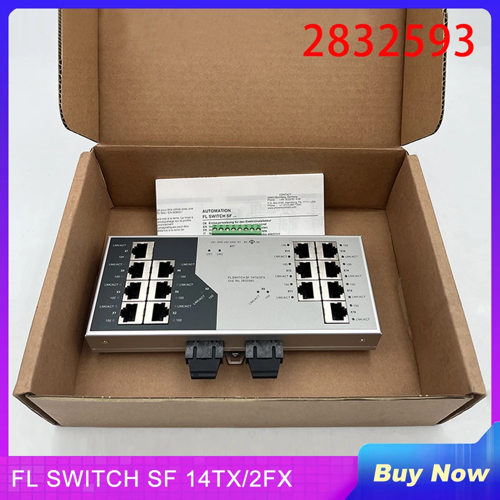 

FL SWITCH SF 14TX/2FX For Phoenix Industrial Ethernet Switch 2832593