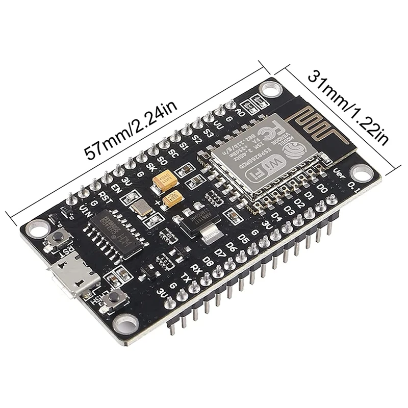 NEW-6Pcs  MCU V3   ESP8266 ESP-12F Wifi   (CH-340 )