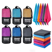 Super Absorbent Quick  Beach Towel Dry Microfiber Travel Towels Fast Drying Ultra Soft Compact Towel for Gym Swimming Beach 1