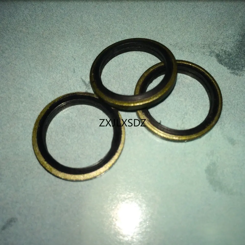

25 PCS Bonded Washer Metal Rubber Gasket Fit M6 - M36 Combined Washer Sealing Ring