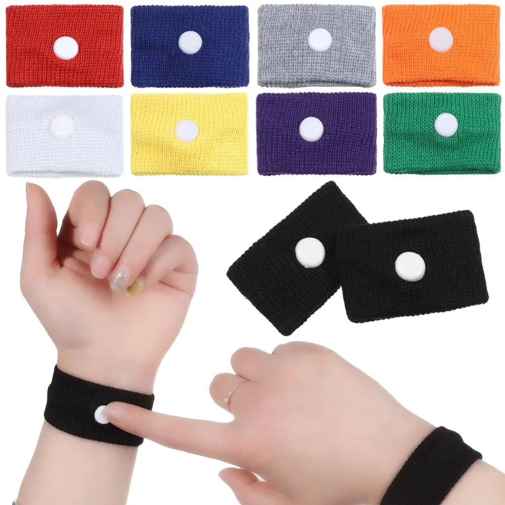 Soft Anti Nausea Wristbands Sports Safety Wrist Support Anti Motion Sickness Carsickness Wristbands Carsickness Wrist Bands