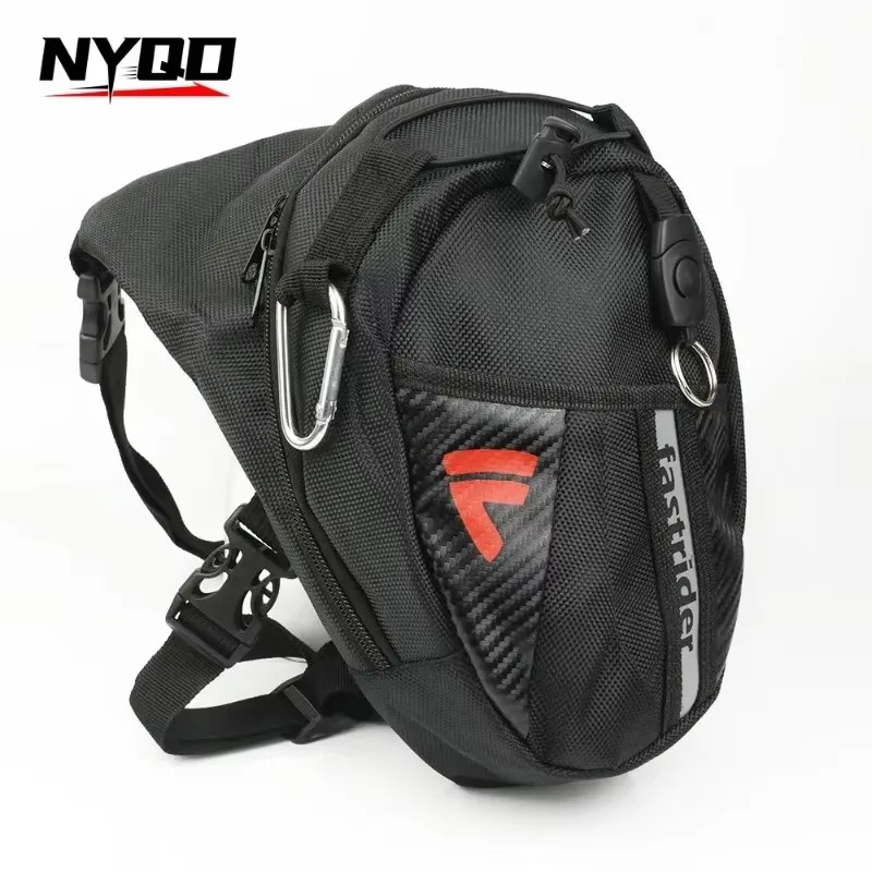 New Knight Multifunctional Motorcycle Waist and Leg Bag - Black Fanny Pack