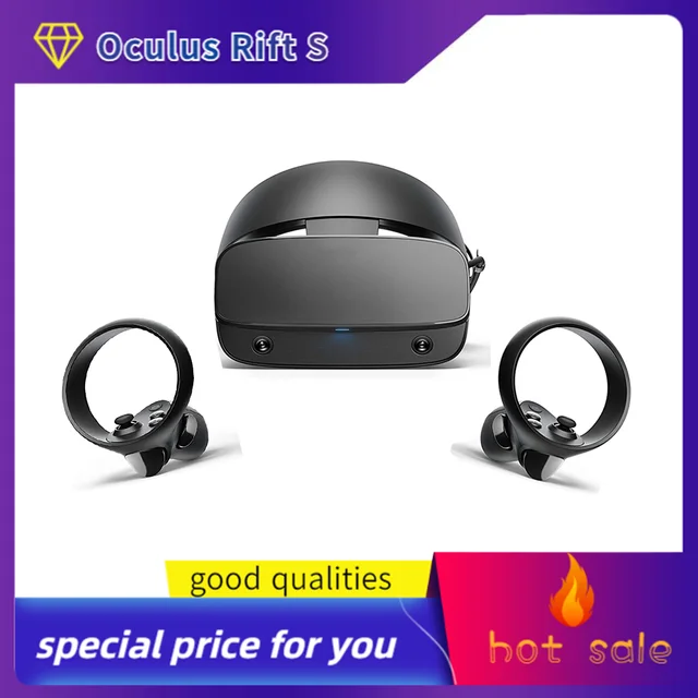 lette fly Ejendomsret Oculus Rift S VR glasses PC vr immersive experience advanced virtual reality  headset panorama sense game console accessory - AliExpress