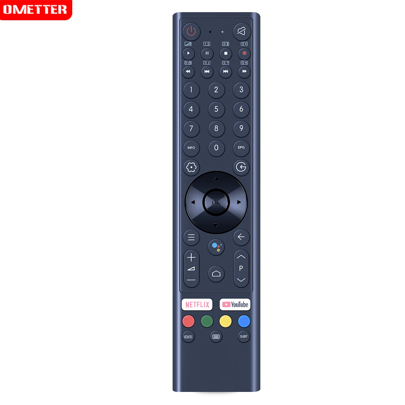 Controle Remoto de Busca de Voz Substituído para Sansui Qilive Android tv Smx65e1uad Smx58f3uad Smx55f3uad Smx50f3uad - Image 4