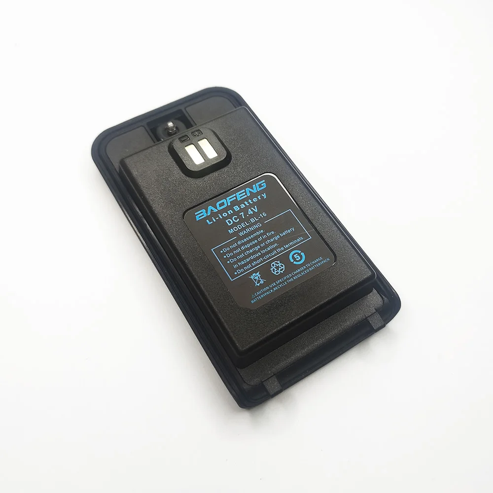 BAOFENG UV-16 Walkie Talkie Battery High Capacity Li-ion Battery BL-16 Compatible With UV16 UV-16Plus UV-16Pro UV-16S UV-16Max