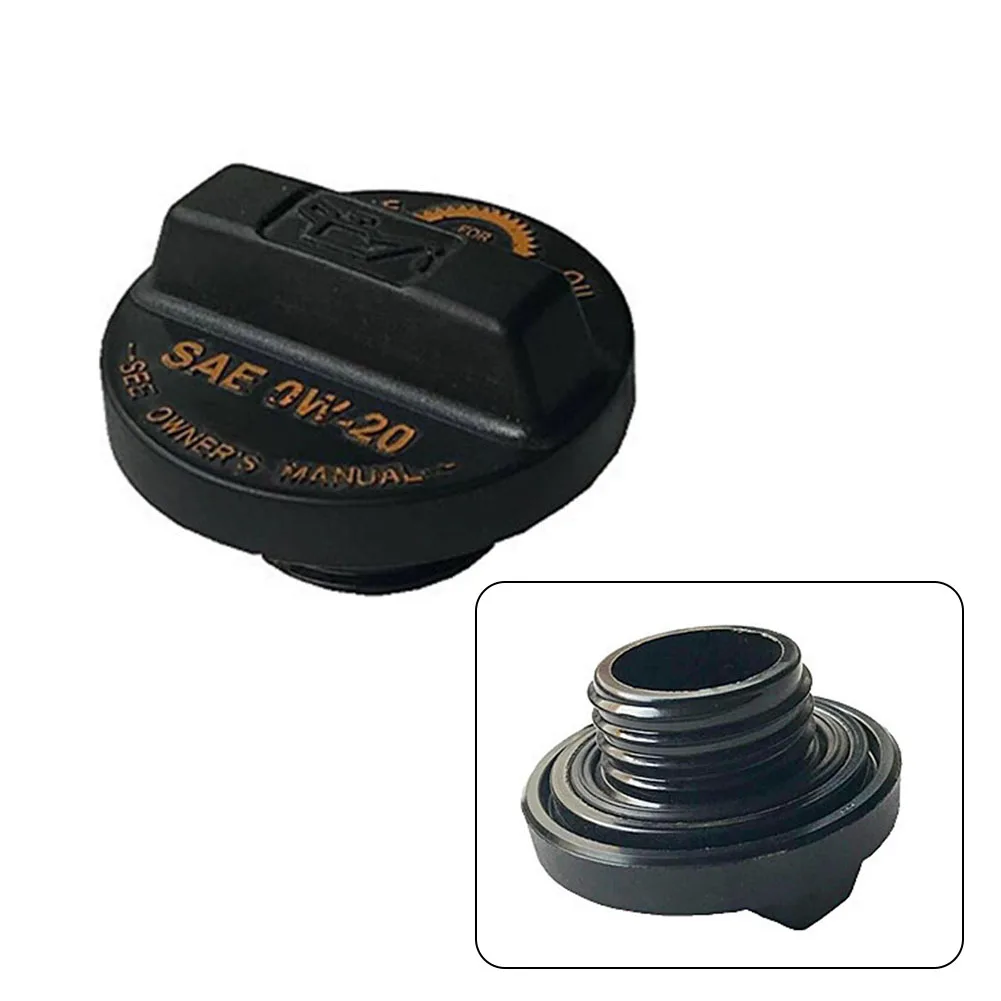 

Plastic Black Engine Oil Filler Cap Cover For Honda Civic Accessories For Vehicles 56x36.5mm 15610-P5G-000