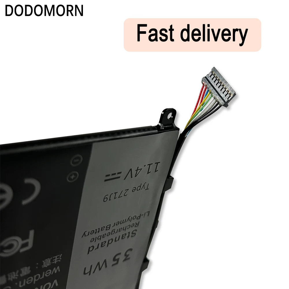 Bateria do Portátil Dell Latitude Dell Latitude 13 7000 7350 Gwv47 0gwv47 Yx81v 271j9 11.1v 30wh 2700mah de Alta Qualidade - Imagem 5