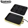 DMWD Electric egg roasted hamburger machine red bean cake pie crepe maker pancake baking barbecue omelette frying pan non-stick 3