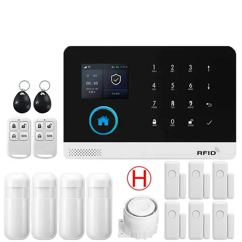 GSM Alarm System for Home Works with TUYA Smart Home App Burglar Security 433MHz 2G WiFi Alarm Wireless Control PG103 - Image 21
