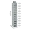 10-Layer Hanging Storage Bag Foldable Space Saving Clothes Hat Shoe Organizer for Collapsible Wardrobe Sundries Organizer 1/2Pcs 3