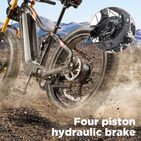 BURCHDA nouveau HC26 2000W 55 KM/H double moteurs vélo électrique 48V30AH batterie au Lithium 26 pouces 4.0 Fatbike vélo électrique pour adultes 6