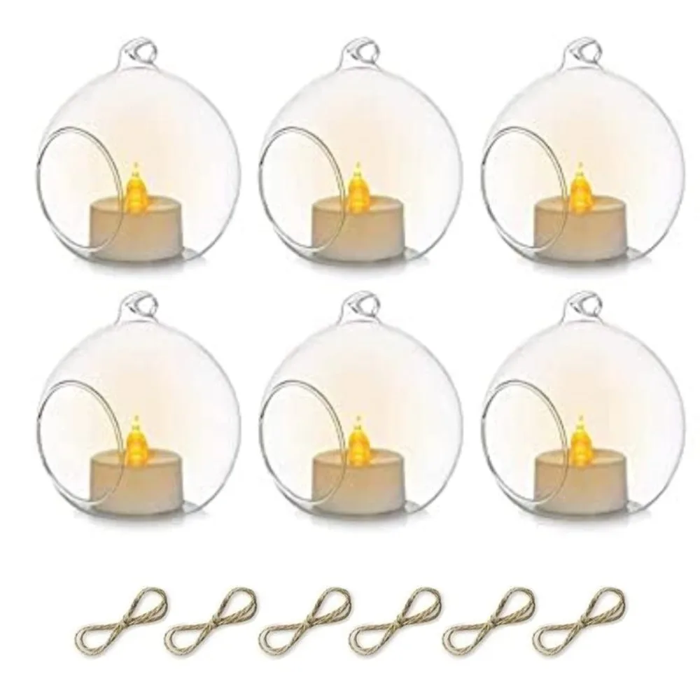 6Pc 6cm With Candle