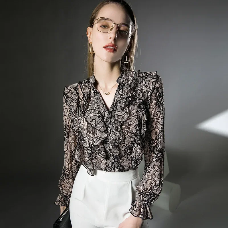 

High Quality 2023 Women Tops Falbala Loose T-shirt Female Clothing Spring Summer Sexy Crop Top Clothes Fashion Casual Blouse Y2k