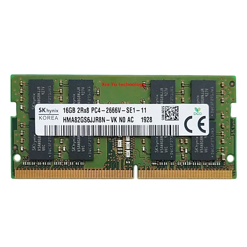 SK hynix 16GB 2Rx8 PC4 2666V DDR4 2666MHz SO-DIMM RAM Notebook