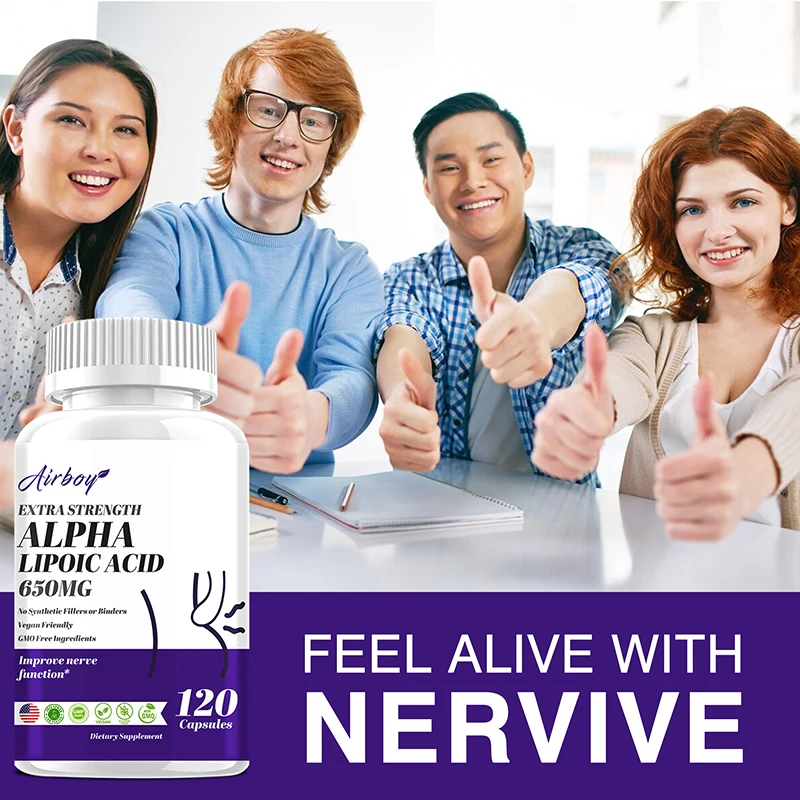 Alpha Lipoic Acid Powerful Antioxidant for Brain and Heart Health Cognitive Function Relax Nervous