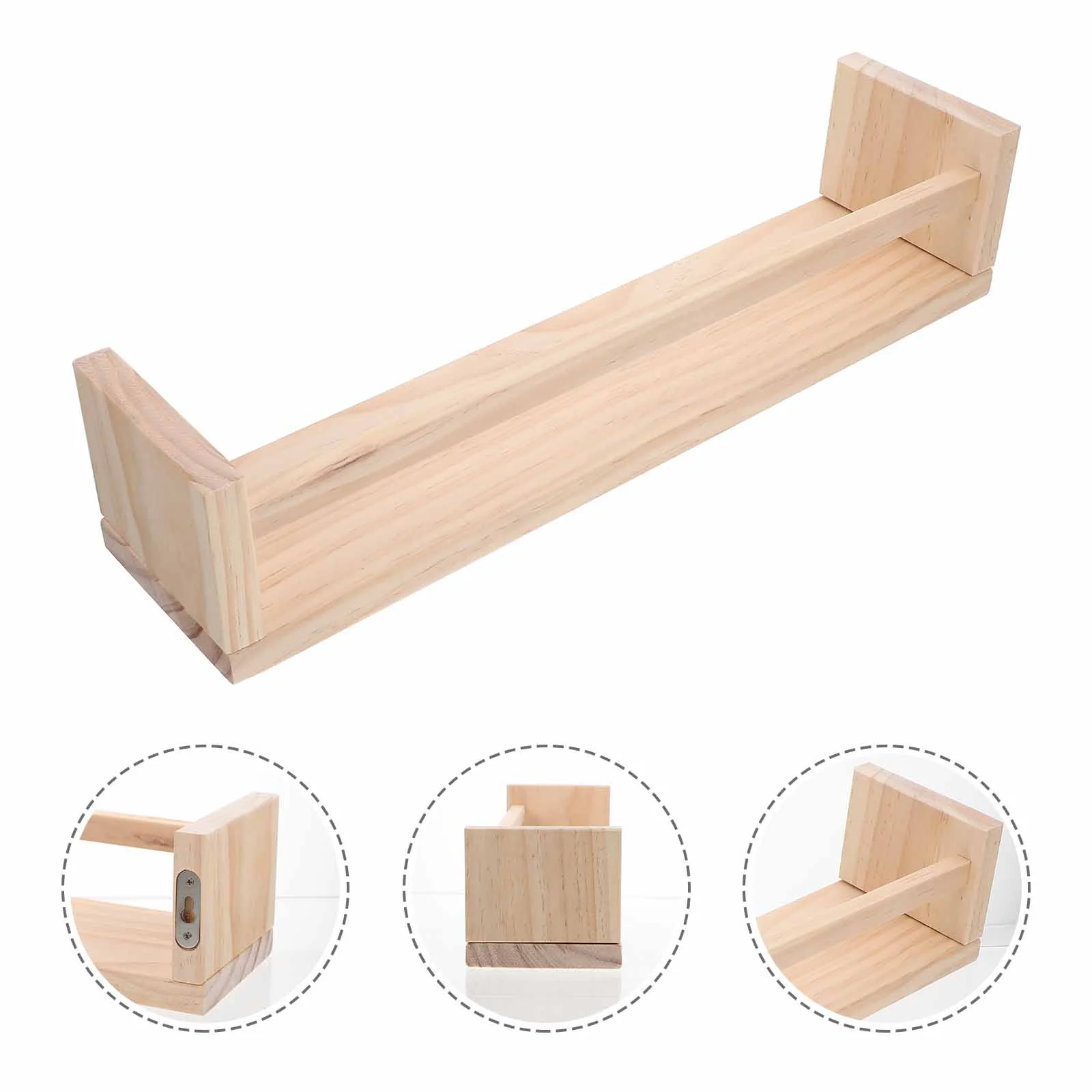 

Household Wall Rack Photo Frames Shelf Bathroom Storage Shelf Picture Ledge Shelf Wood Corner Rack Wall Shelf Metal Shelf