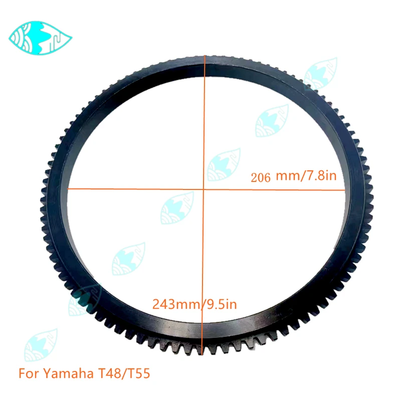 Yamaha 선외기 모터 T48/T40 Mercury F20 Tohatsu T30 Suzuki DT30/40 새로운 플라이휠 크라운 기어 링