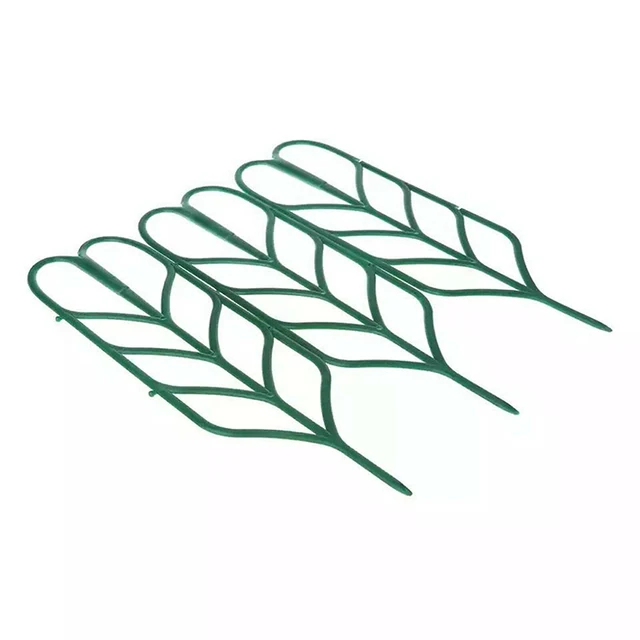 3 db/Beállított Növényi Tartó Keret Hegymászó Szőlőállvány Műanyag Bevonatú Acél Virágzöldségek Dekoratív Rácsos Bracke 35,5X10Cm - Image 5