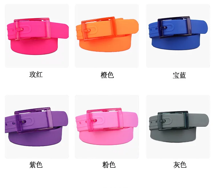 3.5x116cm High Quality Silicone Belt For Men And Women