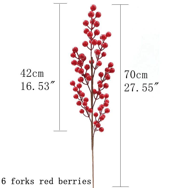 6 forks red fruit