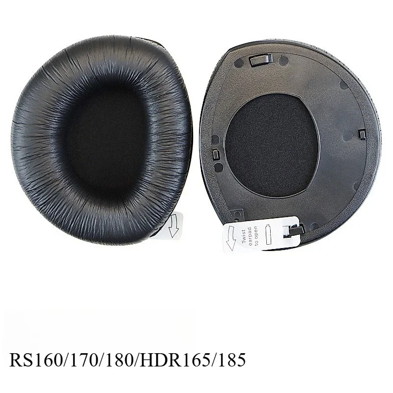 Replacement EarPads With Plastic Hooks for Sennheiser RS195/185/175 RS165 RS160 RS170 RS180 HDR165/185 Cushion Cover Ear pads