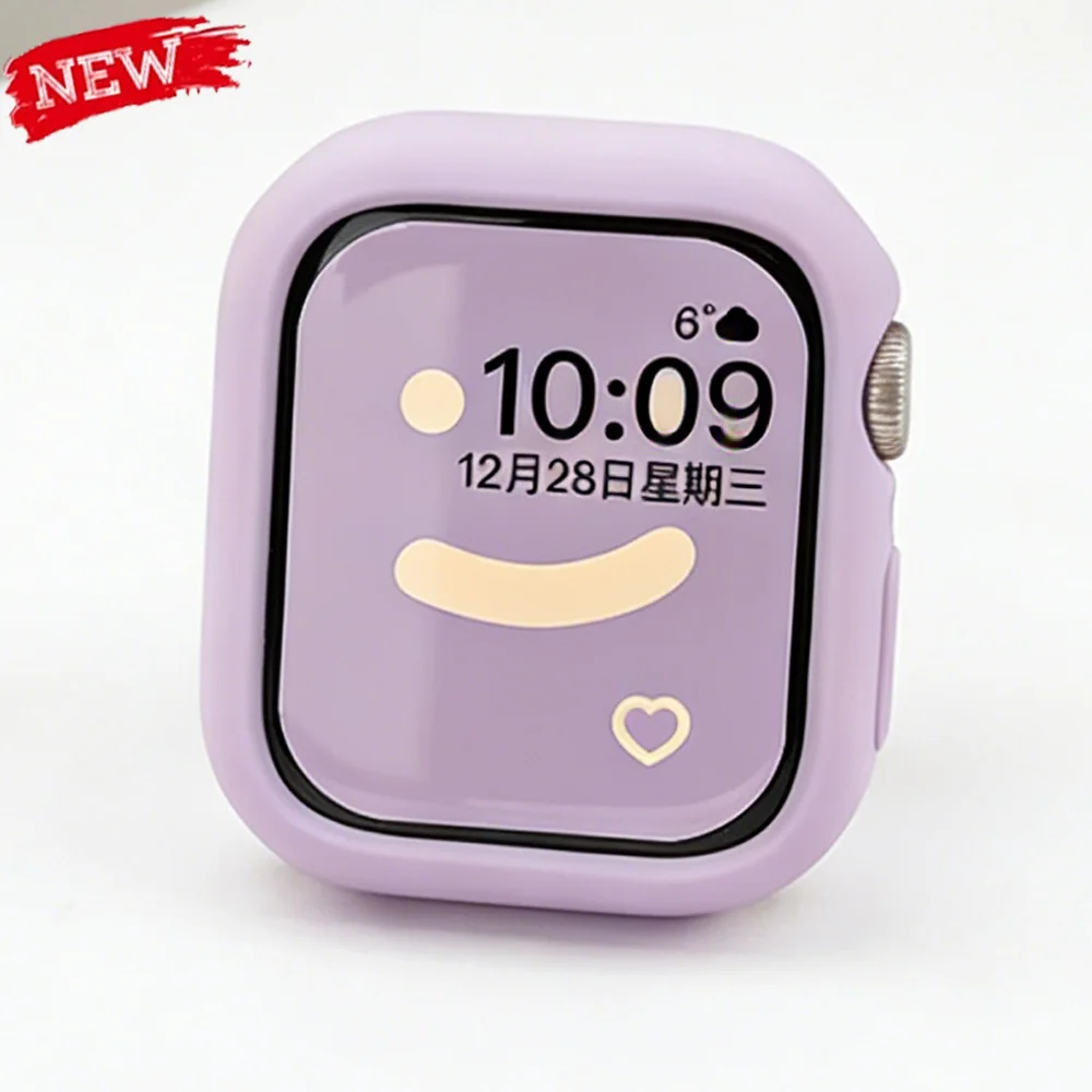 Stylish Candy Silicone Protective Case for Smartwatch - Cute and Durable Bumper Cover