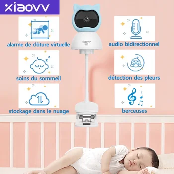 Bébé caméra pour la sécurité à la maison 360 ° 4MP WiFi