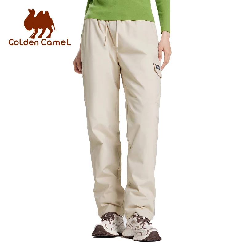 GOLDEN CAMEL Unisex Down Pants Splash-proof White Duck Trousers Thick Warm Casual Workwear Waterproof Winter New