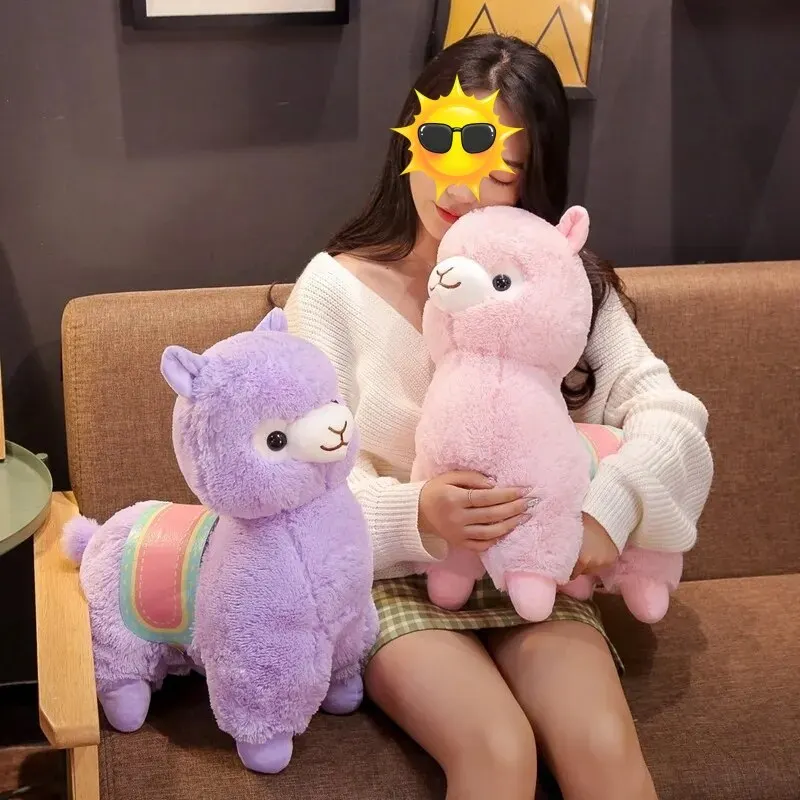 35CM Cute Alpaca Plush Toy Soft Animals Plush Alpacasso Alpaca Llama Dolls Stuffed Toys Pillow for Children Birthday Gift 6