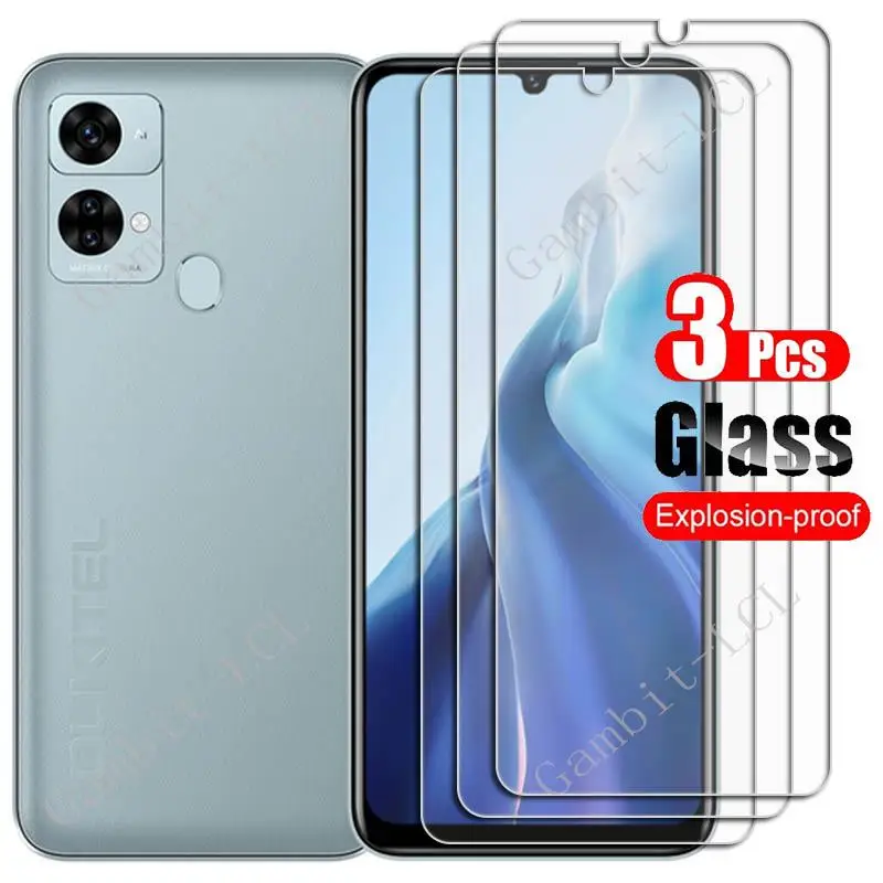 

3PCS 9H Tempered Glass For Oukitel C33 Protective Film On OukitelC33 6.8" Screen Protector Cover