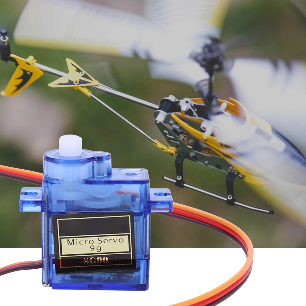 Micro Servo Motor 10-100PCS SG90 9G 180/360 Degrees For Fixed-Wing Micro Gear RC Robot Helicopter Airplane mini Car