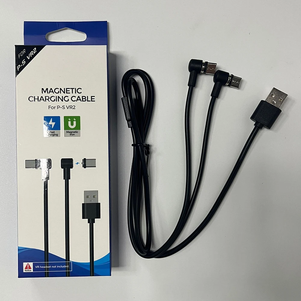 마그네틱 USB Type-C 게임 핸들 충전기 라인 2-in-1 다목적 게임패드 충전기 어댑터 PS VR2용 공간 절약 액세서리