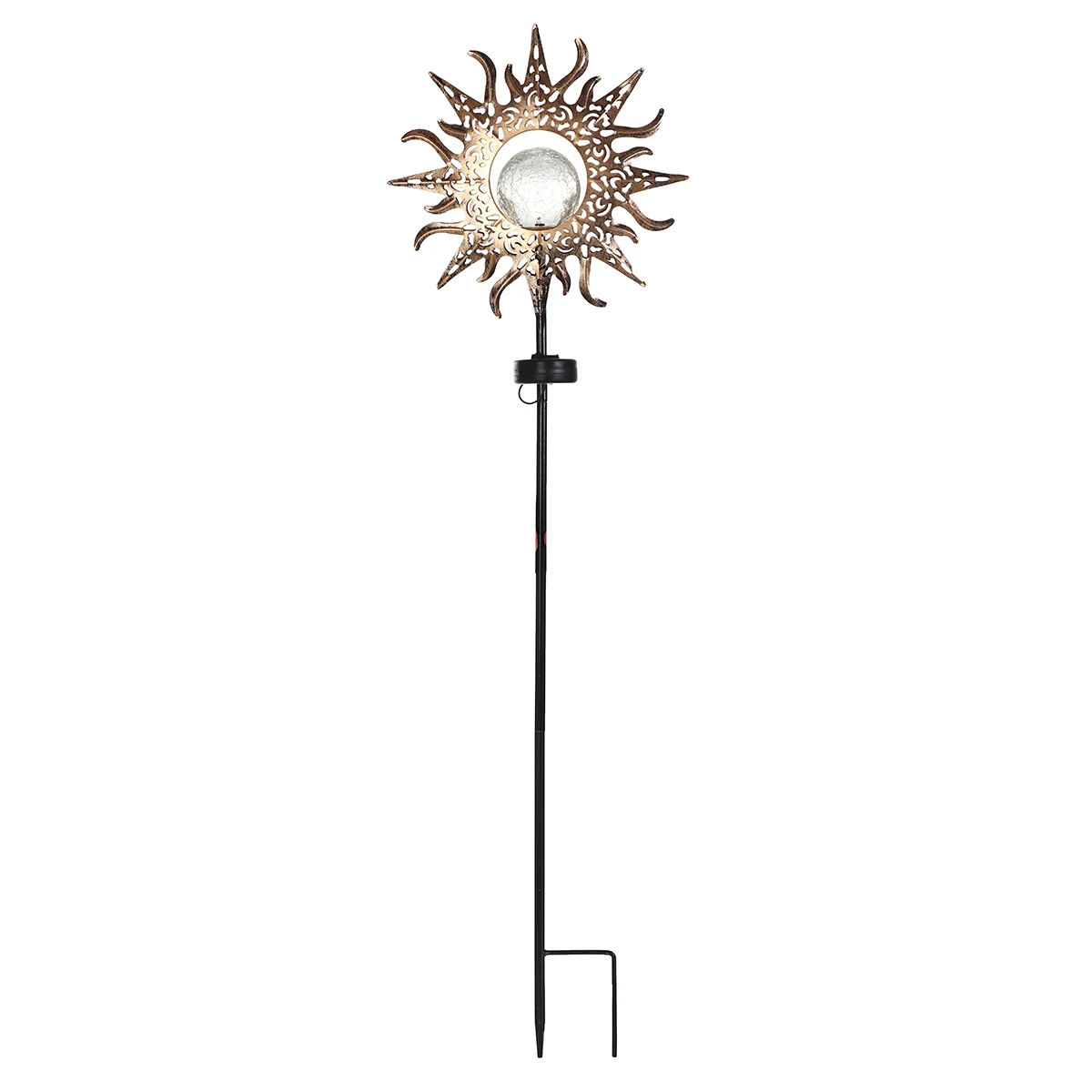 Luci Solari A Led Luci Da Giardino Luci Da Giardino Luci Decorative Per Parchi Luna Sole Fiamma Lampada A Stella A Cinque Punte