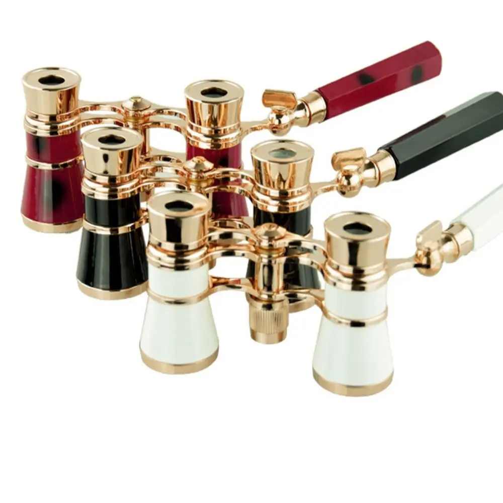 Optical BK9 Opera Glasses Lightweight Compact Vintage Binoculars Telescope Extendable Adjustable Handle Pocket Binoculars Kids 3