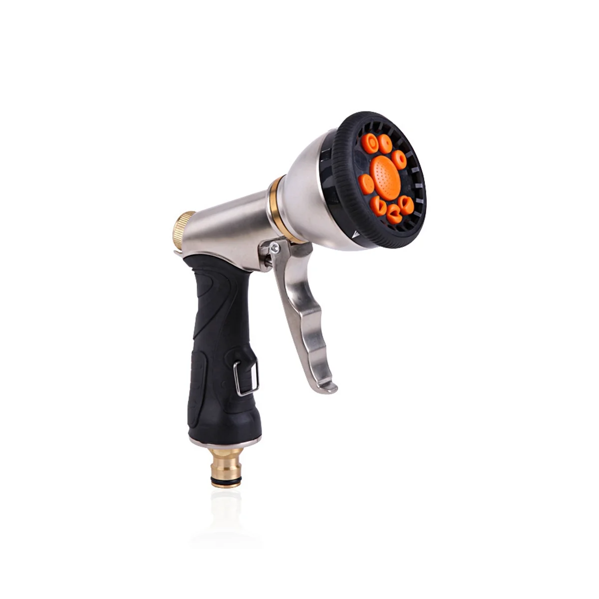 

Multipurpose High Pressure Nozzle 8 Functions Front Trigger Spray Nozzle Car Wash Nozzle Garden Hose Nozzle