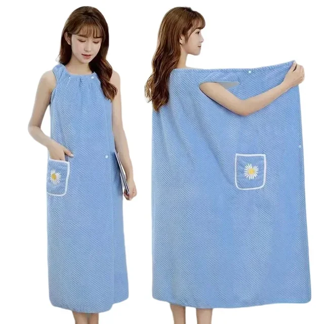 Wearable Bath Towel Wrap 4